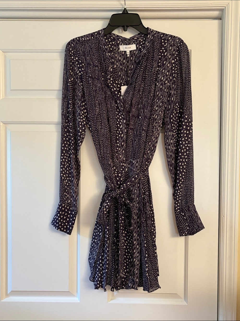 Reiss Plum Wrap Dress